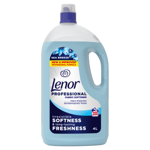Lenor Professional Fabric Softener, Sea Breeze, 4L x  200 washes