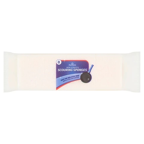Morrisons NonScratch Scouring Sponges, 8 per Pack
