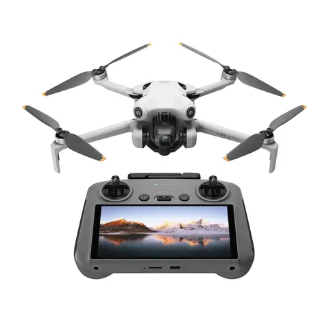 DJI Mini 4 Pro (DJI RC 2 Fernsteuerung), faltbare Mini-Drohne mit 4K-Kamera für Erwachsene, unter 249 g, 34 Minuten Flugzeit, 20 km Video-Übertragung, omnidirektionale Bilderkennung, C0