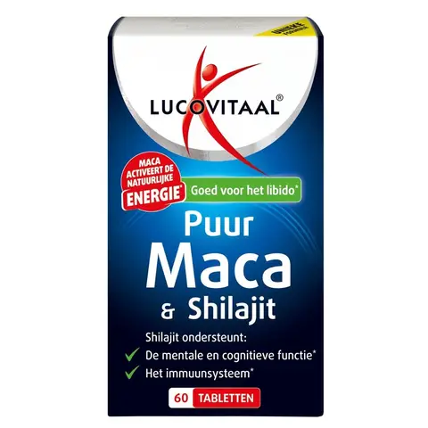 Lucovitaal Maca & Shilajit Puur 60 tabletten
