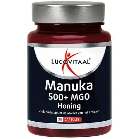 Lucovitaal Manuka Honing 500+ MGO Zink – 30 capsules