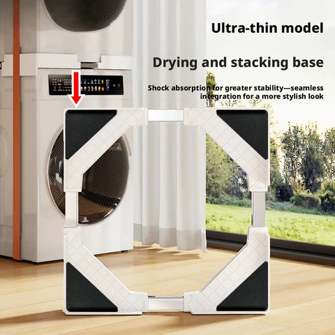 CNTSLNB+ Washing Machine Stand + Washing and Drying Stackable Base