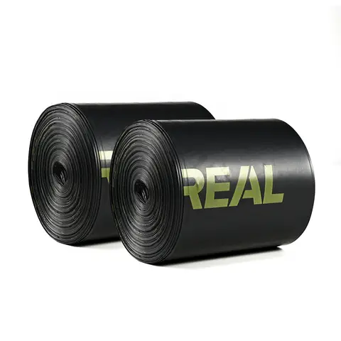 Vivreal Degradable Trash Bags - Black 10L (100 Count) | TÜV & BPP Dual Certified, Ultra-High Strength, Leak-Proof Design, Eco-Friendly Corn Starch Material Trash Bags