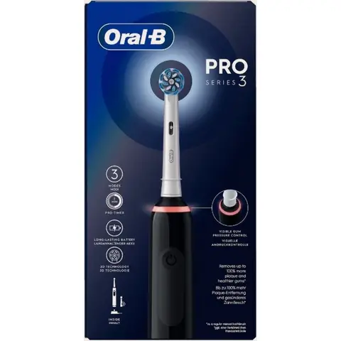 ORAL-B Pro 3 - 3000 Pure Clean Black Pro 3 - 3000 Pure Clean Black