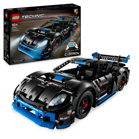 LEGO Technic 42176 Set de construction de voiture de course Porsche GT4 e-Performance