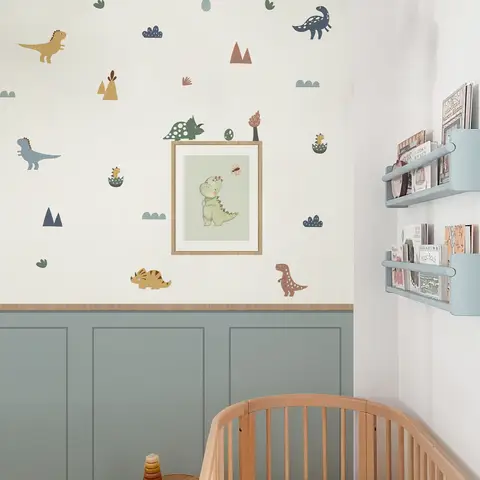 Murgall Little Dinosaurs Collection Wall Sticker 180x250cm 1 Sheet