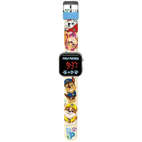 Paw Patrol LED horloge - multi, 2,5 cm