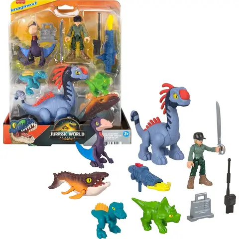 Jurassic World Rebirth Action Figure Play Set