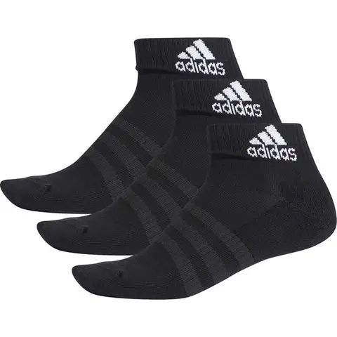 Adidas Cush Ank Black Socks 3 Pairs 37-39