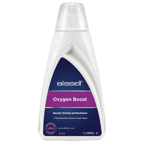 Bissell Oxygen Boost, Cleaning Solution Booster for SpotClean Portable Carpet Cleaner Formulas, For Use on Carpet, Upholstery, Area Rugs and Car Interiors, 1L, 1134N