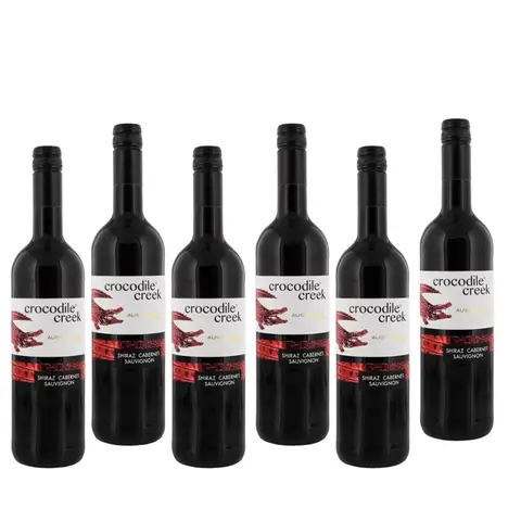 Crocodile creek shiraz cabernet sauvignon rot 6x0,75 L
