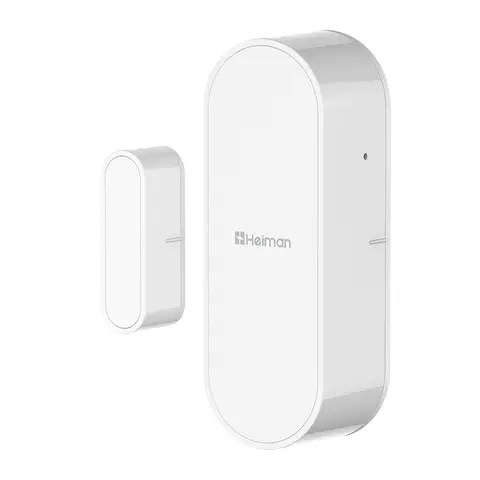 HEIMAN Wi-Fi WiFi Door/Window Sensor, Smart Contact Sensor, Door Alarm Wireless Window Contact Switch for Cooker Hood & Built-In Switch with Push Notification, for Home/Shed/Garage (Pack of 1)
