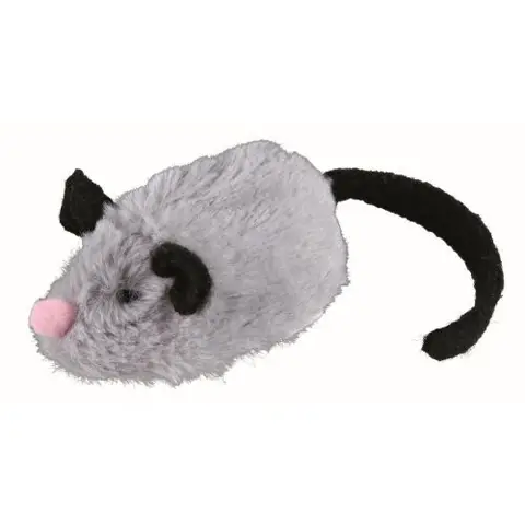 TRIXIE Actieve Pluche Muis 8cm