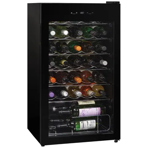 Russell Hobbs RH34WC101B 34 Bottle 93L Wine Cooler in Black