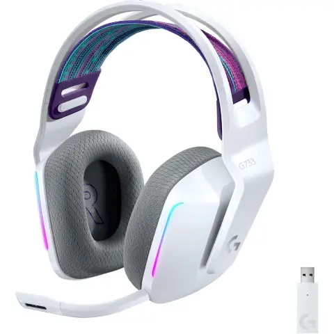 Logitech G733 LIGHTSPEED Wireless Gaming Headset - White