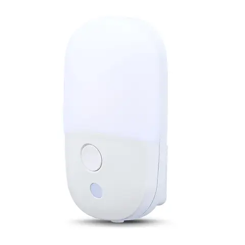 Vivreal Night Light with PIR Sensor and 5 Brightness Levels, 3 Modes (AUTO/OFF/ON), Children's Night Light for Bedroom, Stairs, Corridor, Warm White