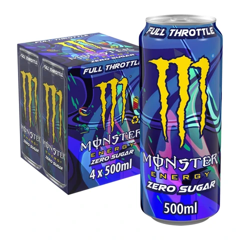 Monster Zero Sugar Lewis Hamilton Energy Drink 4X500ml