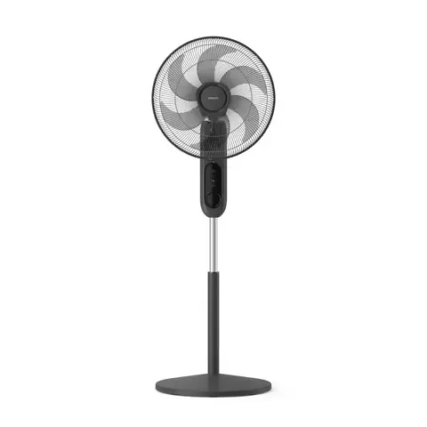 PHILIPS CX1520/01 Série 1000 Ventilateur sur pied silencieux 2-en-1 ≤60 db(A)​ - Noir
