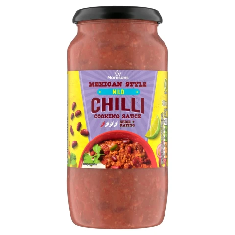 Morrisons Mild Chilli Cooking in Sauce 500g