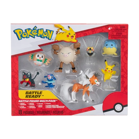 Pokemon Battle Figure 8-Pack - 2-inch Figuren, Inclusief Pikachu, Charizard, Lucario