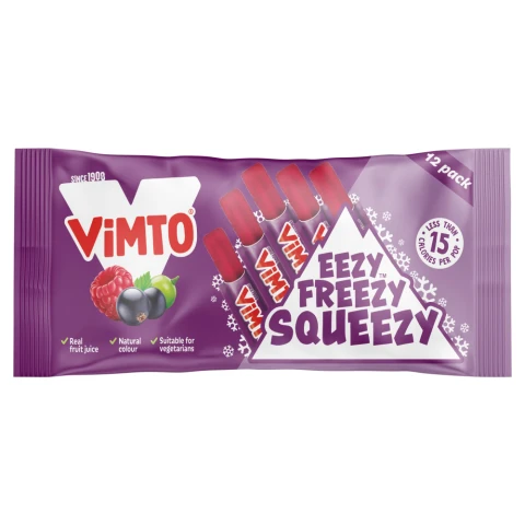 Vimto Original Squeezee Ice Pop 10Pk 600Ml