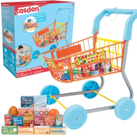 Casdon Pretend Play Shopping Trolley