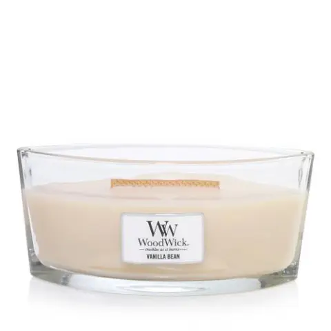 Wood Wick Candle Ellipse Linen 453g