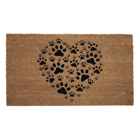 Likewise Doormat Pawprint Coir 40x70cm