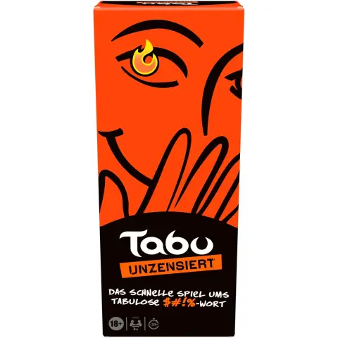 Taboo Unzensiert, Partyspiel nur für Erwachsene, die scharfe Version des Klassikers, mit kostenlosem Online-Tool
