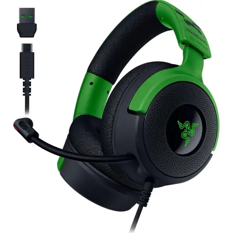 Razer Kraken V4 X Minecraft Edition - Wired USB PC Gaming Headset