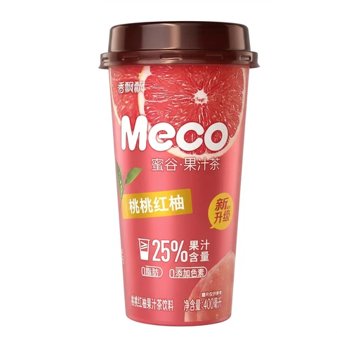 SENPURE Peach Pomelo Tea Drink （With sweetener）400ml*15