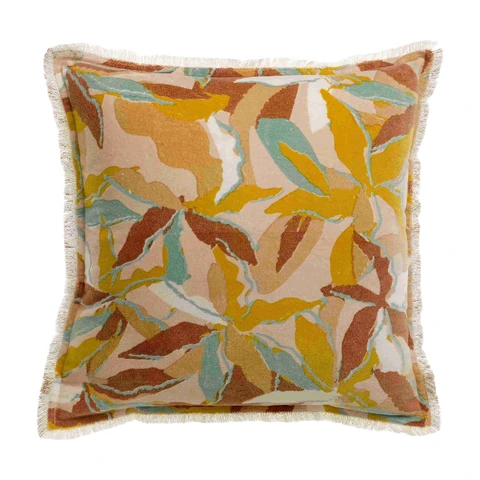 Vivaraise Ariane Coussin imprimé dragée - 45 x 45 cm