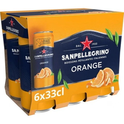 SAN PELLEGRINO Aranciata Boite slim pack 6x33cl