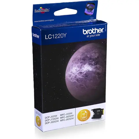 Brother LC1220Y inktcartridge 1 stuk(s) Origineel Geel
