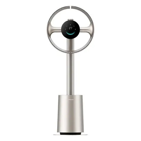 Dreame MF10 Air Bladeless Ventilator, Titan Gold, Dual-GyroWing™ System, 180° horizontal & 90° vertikal Oszillation, AirBoost™ Technologie, TempSync™ Technologie, Wi-Fi App-Steuerung, Touch-Display, Magnetische Fernbedienung, 55 W