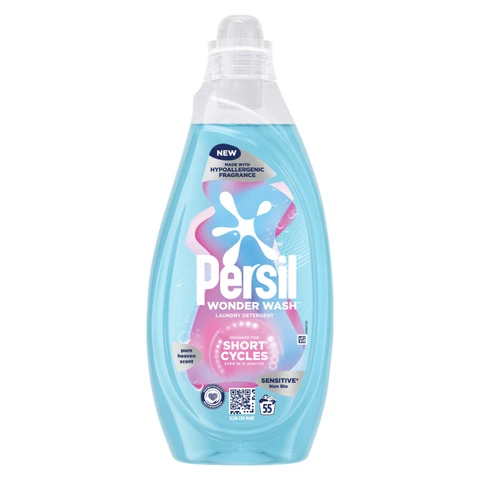 Persil Wonder Wash Sensitive Non Bio Laundry Detergent 55Wash 1485ml