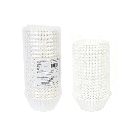 Disposable Muffin Baking Cups, Standard and Mini Greaseproof Paper Liners for Cupcakes, Non-Stick Wrappers for Easy Clean Baking
3.5x2.5cm 500pcs Small Muffin Cases
