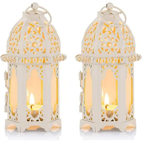 Ramadan Lantern Decorations for Home Set of 2