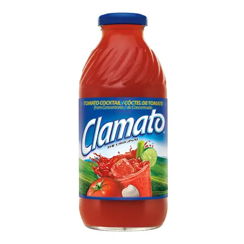 Clamato The Original Tomato Cocktail in Glass Bottle 473ml