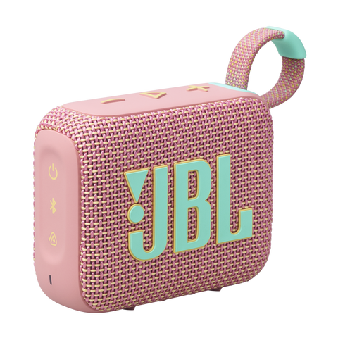 JBL Go 4 Ultra-Portable Bluetooth Speaker – Pink
