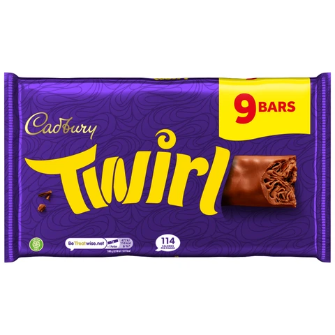 Cadbury Twirl 9 Pack 193.5g