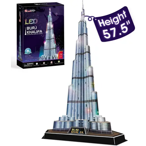 CUBIC FUN 3D Puzzle Burj Khalifa LED