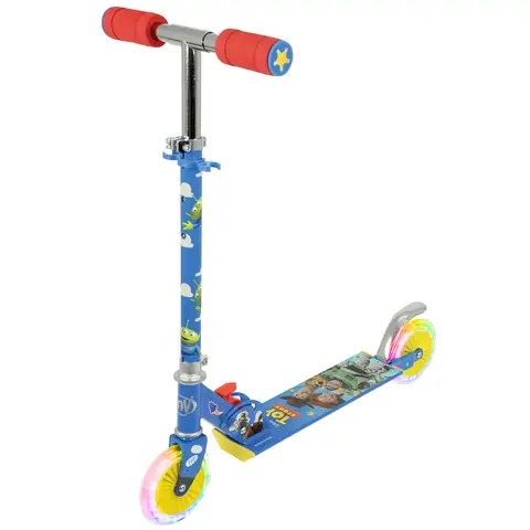 Toy Story Folding Inline Scooter with Light Up Wheels