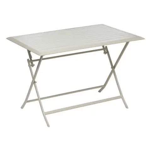 Hespéride Azua Table de jardin pliante rectangulaire 4 places - Argile