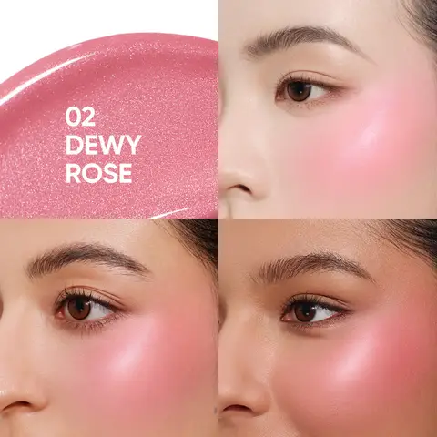 JUDYDOLL Blush liquide - 02 Dewy rose