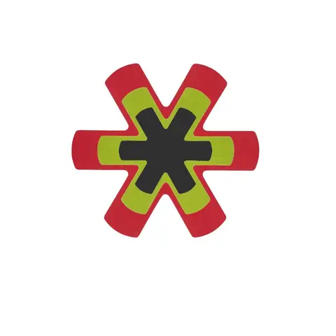 Set of 3 Pan Protectors - Red/Green/Grey