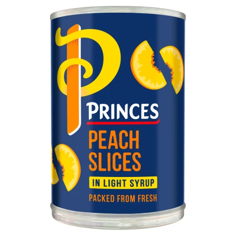 Princes Peach Slices In Light Syrup 410G