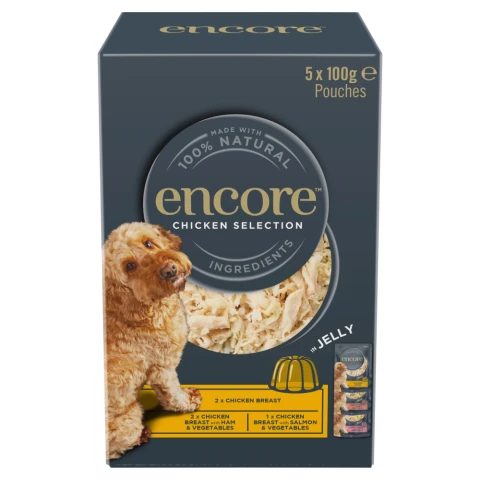 Encore Chicken Selection in Jelly 5 x 100g