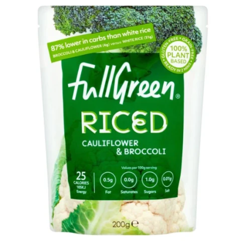 Fullgreen Riced Cauliflower & Broccoli 200g