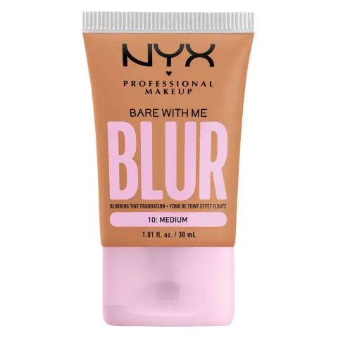 NYX Professional Makeup Bare With Me Blur Tint Foundation 10 Medium